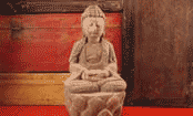 Small wooden Buddha