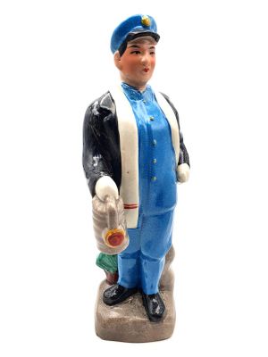 Bisque Porcelain statue - Chinese Cultural Revolution - Minor