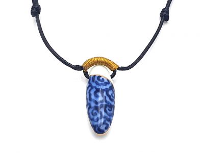 Ceramic jewelry Heaven Collection Necklace Tibetan Cloud - Teardrop