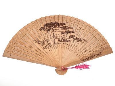 Chinese Sandalwood Hand fan - Nature