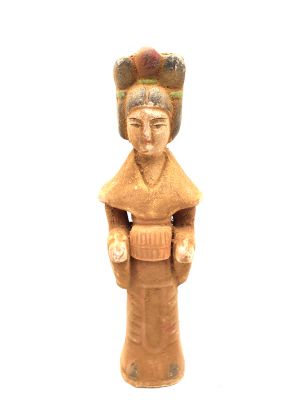 Chinese statue - Terracotta - Court Lady Tang - Jewelry box