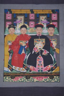 Chinese ancestors 4 people
