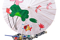 The Parasol to paint - DIY - calligraphy and Chinese painting on paper
