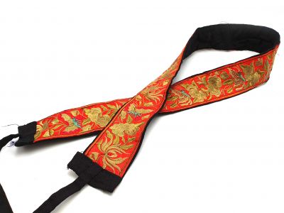 Miao Belts Embroidery Red and golden