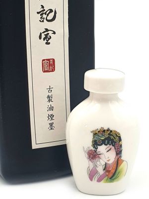 Porcelain bottle - Chinese Liquid Ink - 35ml - chinese woman