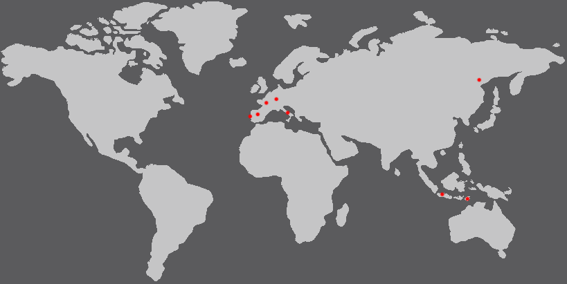 Carte du monde ObjetsChinois - boutique Monde