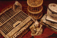 Chinese bone items, bone craft from china for decoration like netsuke