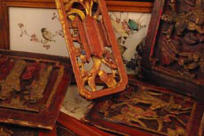 Chinese old wooden items