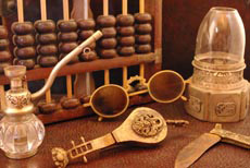 Chinese traditional Items, Opium Lamp, Old Iron, Padlocks, chinese pipes, wooden panels