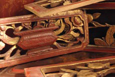 Old Chinese Wooden Panel from Chinese Traditional Items