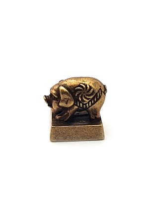 Amulet Talisman - Tibet - chinese seal - pig