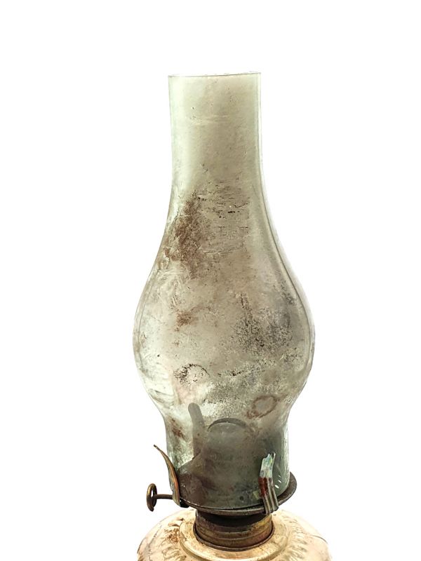 Ancient Chinese kerosene lamp 2 4