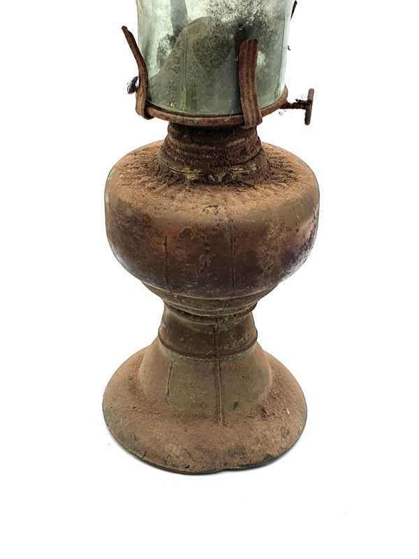 Ancient Chinese kerosene lamp - Beginning of the 20th century 2