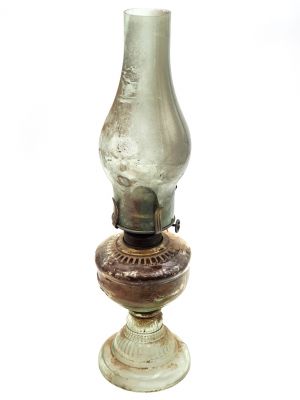 Ancient Chinese kerosene lamp