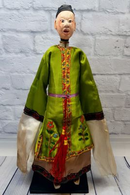 Ancient Chinese Theater Puppet -Fujian Province - Man / Dancer