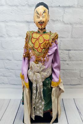 Ancient Chinese Theater Puppet -Fujian Province - Man / Opera Dancer