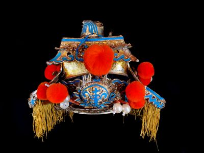 Ancient Chinese Theatre Hat Ancient Chinese theater headdress Japanese enemy - Samurai 5