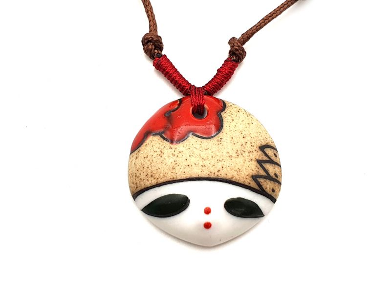 Asian ceramic heads collection - Necklace - Südkorea