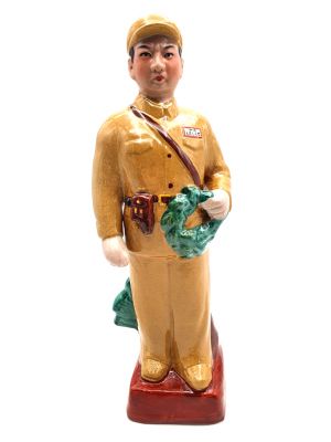 Bisque Porcelain statue - Chinese Cultural Revolution - The general
