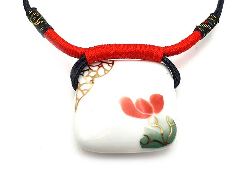Ceramic Necklace Emperor of Japan Collection