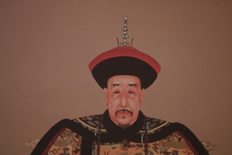 Nurhaci Large Chinese ancestor couple Nurhaci emperor