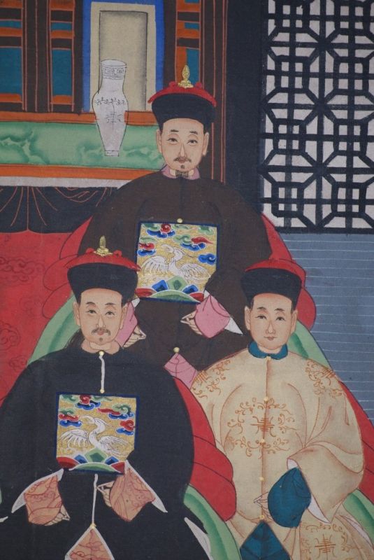 Chinese ancestors Qing Dynasty 6 people 4