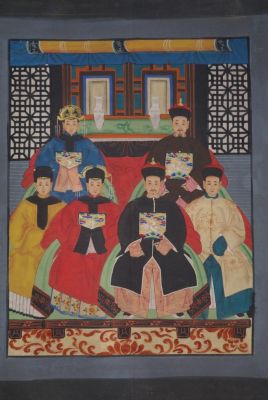Chinese ancestors Qing Dynasty 6 people