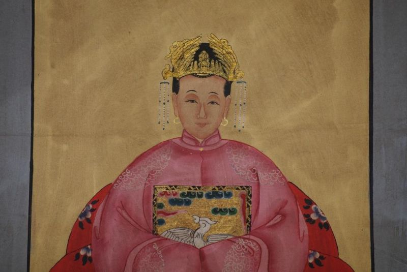 Chinese ancestors Qing dynasty Emperor Pink 3
