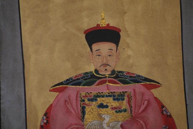 Chinese ancestors Qing dynasty Emperor Pink 4