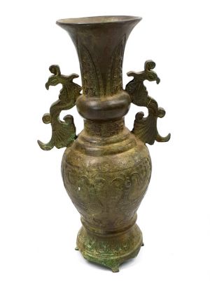 Chinese bronze vase - Double Phoenix