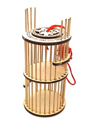 Chinese Cricket Cage - For daily use - Bamboo - Round floor