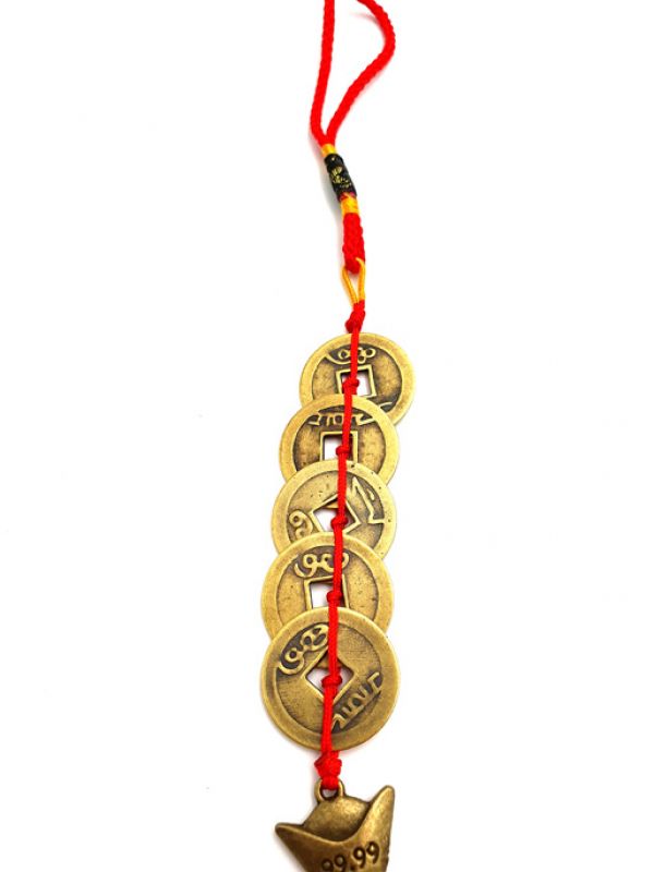Chinese Feng Shui Pendant 5 Coins - Luck 3