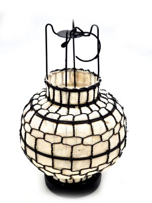 Chinese lantern to hang - White - 22x15cm
