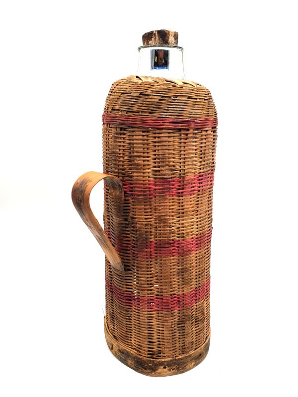Chinese popular item - Chinese thermos surrounded by bamboo