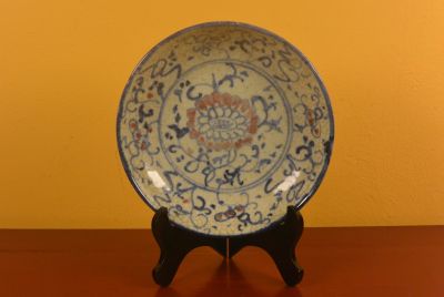 Chinese porcelain plate Flower