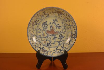 Chinese porcelain plate Lotus