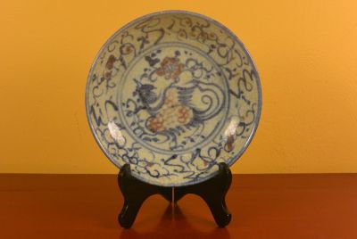 Chinese porcelain plate Phoenix