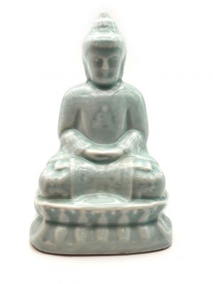 Chinese Porcelain statue - Buddha - Celadon Green