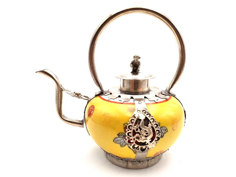 Chinese Porcelain Teapot Yellow