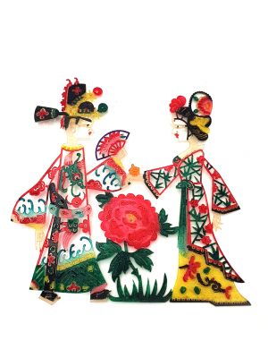 Chinese shadow theater - PiYing puppets - Big flower