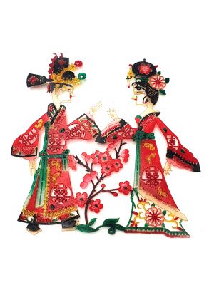 Chinese shadow theater - PiYing puppets - Cherry tree