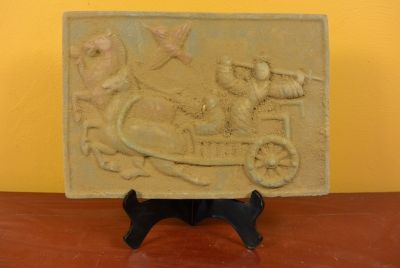 Chinese Terracotta plate Chariot