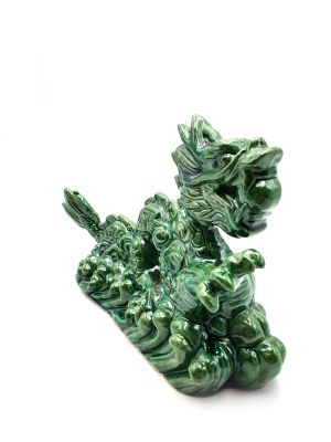 Dragon in porcelain - Green dragon