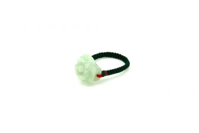 Flower Ring in Jade - Size 7,5