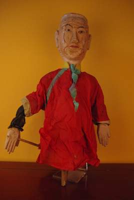 Old Chinese wooden Puppet from Fujian