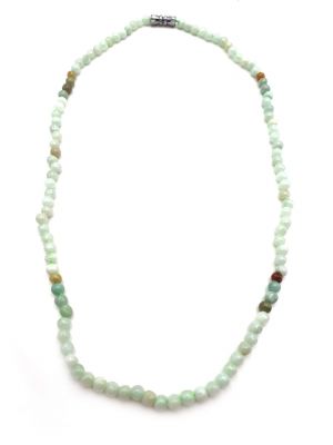 Necklaces with 108 small jade beads