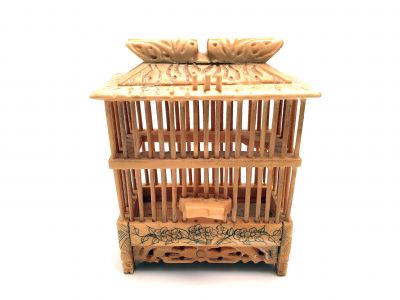 Chinese bone crickets cage with small Crickets