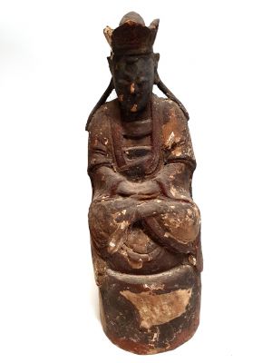 Old Chinese Statue of the God of War