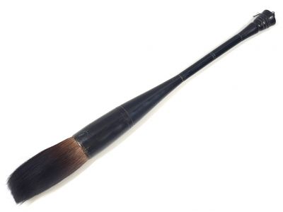 Large Chinese Modern Brush 100% Horn Black
