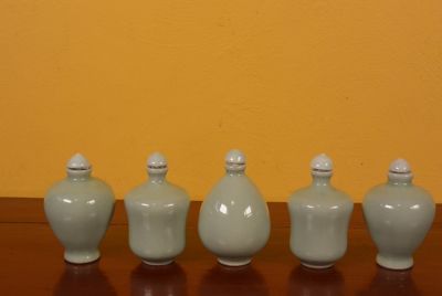 Chinese Chinese SnuffBottles Lot Celadon
